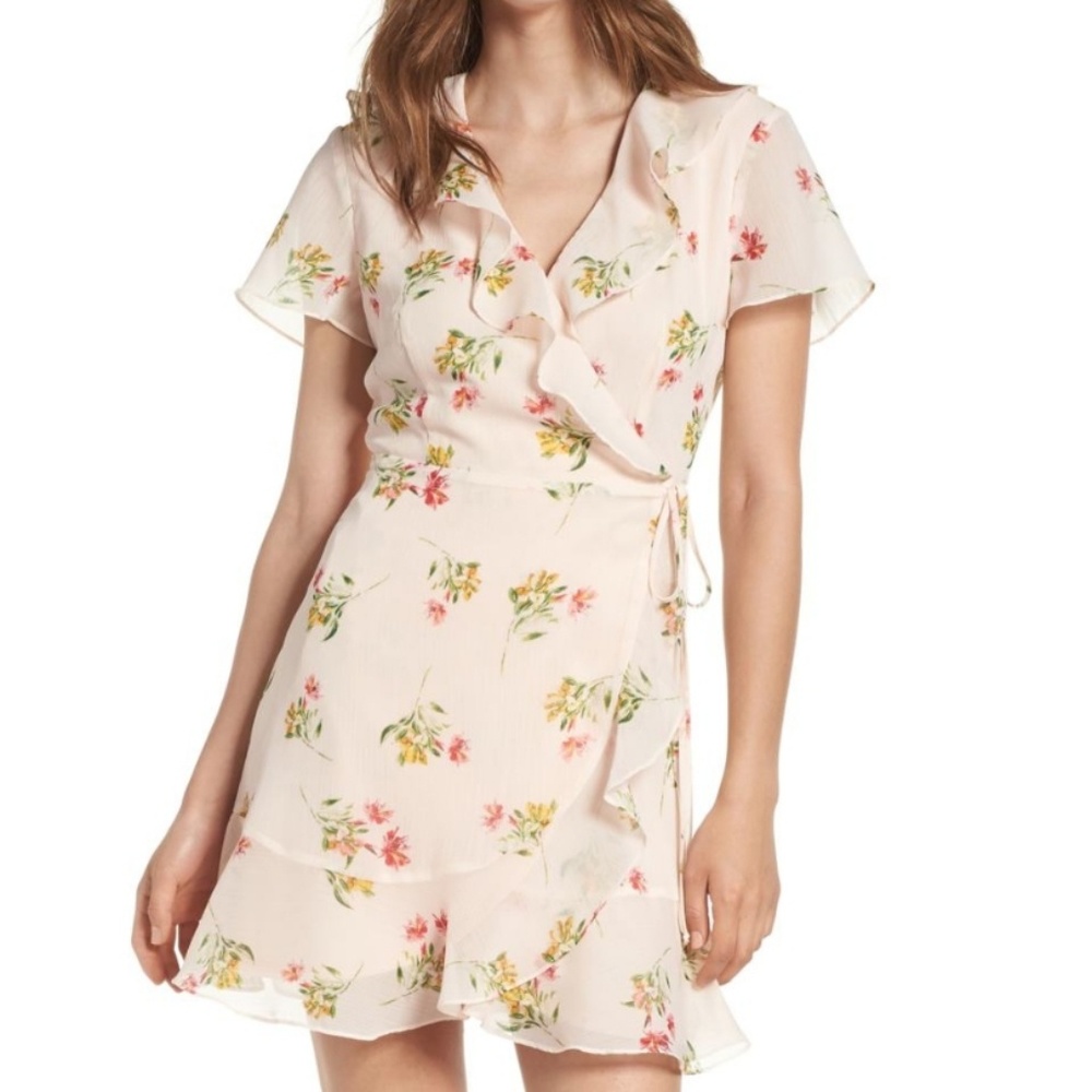 Lush - Floral Wrap Dress NWT